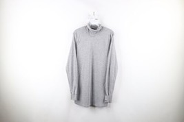 Vintage 90s Streetwear Mens XL Distressed Thermal Knit Turtleneck Shirt ... - $34.60