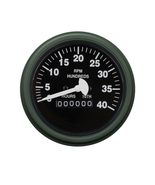 Military Tachometer- Green, Black, or Tan Housing, 85mm (3-3/38&quot;), 0-400... - $89.95
