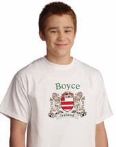 Boyce Irish Coat of arms tee Shirt in White - $15.63+