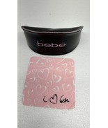 BeBe Black Sunglasses Case with Pink Interior W/ Polishing Cloth - $123.82 MXN