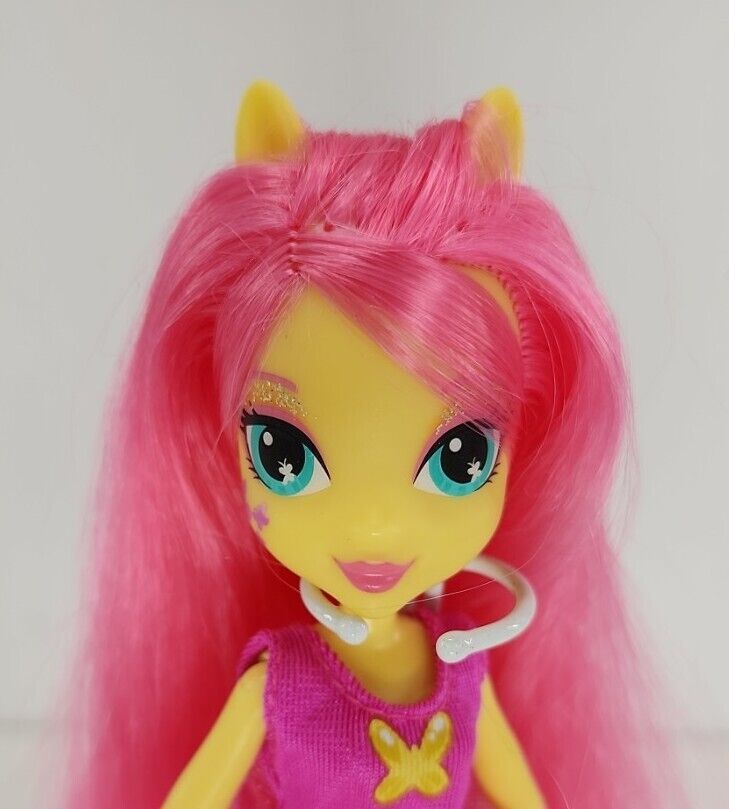 2013 Hasbro MLP My Little Pony Equestria Girls Fluttershy 9" - Pink Outfit A4120 - $14.50
