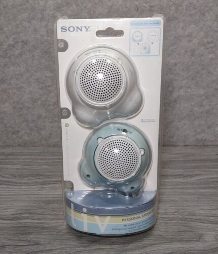 Primary image for Sony Stereo Personal Speakers 3.5mm Desktop Latop iMac Walkman SRS-P11Q LIV2 NEW