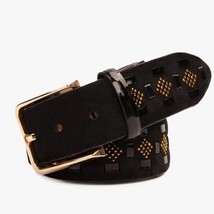 The Vicino Black Leather Belt image 14