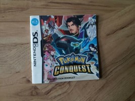 Pokemon Conquest. Nintendo DS.  MANUAL ONLY. AUTHENTIC. RTS. Rare - $22.76