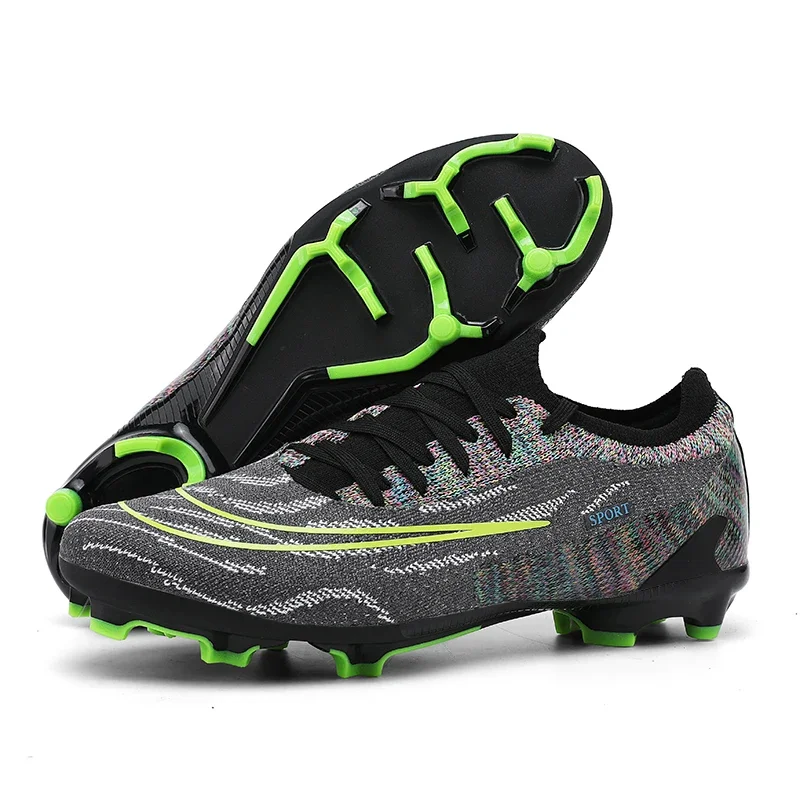 Outdoor Men Training Football Boots Non-Slip Professional Soccer Shoes Cleats Ma - £42.29 GBP