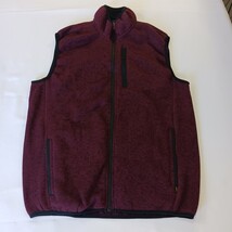 Lee Regular Fit RN#64866 Men's Sleeveless Fleece Vest In Zinfandel Red Size L image 9