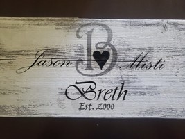 Personalized Last Name Sign - £30.32 GBP