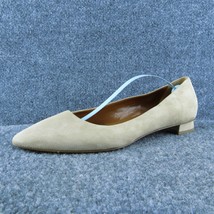 Aquatalia  Women Flat Shoes Brown Leather Slip On Size 8.5 Medium - $34.65