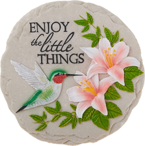 Spoontiques - Garden Décor - Hummingbird Stepping Stone - Decorative Stone for G - £22.36 GBP