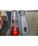 Guild OM-240CE Acoustic Electric Guitar, Oxblood Burst with RoadRunner G... - $379.99