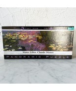 Water Lilies Claude Monet 3&#39; Wide Panoramic Puzzle 750 Pieces Buffalo - ... - $25.97 CAD