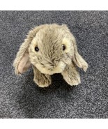 Toys R Us Brown gray 2010 Bunny Rabbit Plush Stuffed Animal Toy Realisti... - £15.63 GBP