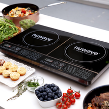 PORTABLE INDUCTION STOVE 2 BURNER COOKTOP HOT COOK PLATE STOVETOP NUWAVE... - $213.99