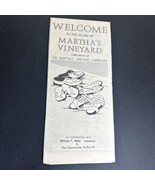 Vintage 1995 Martha’s Vineyard Map Brochure Guide Steamship Authority Weld - $428.19 MXN