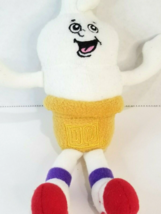 Dairy Queen Ice Cream Cone 1999 Happy Smiling Plush Stuffed Unique Toy 7 3/4&quot; - £7.89 GBP