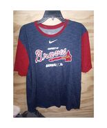 Men's Nike Atlanta Braves Tshirt XL Dri-Fit - $11.34