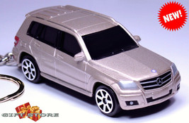 Htf Key Chain Ring Gold Mercedes Glk Class Tinted Windows Custom Limited Edition - £36.54 GBP