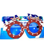 Sunglasses PATRIOTIC AMERICAN  USA RED WHITE AND BLUE  Novelty Sunglasses - $210.58 MXN