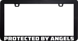 Protected By Angels Faith Bible Inspirational License Plate Frame Holder - £5.45 GBP
