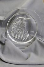 Lalique France 1973 Glass Plate Jayling Bird 8&quot; No Compatible With Box - £82.38 GBP