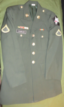 DSCP DEROSSI &amp; SON AG-489 CLASS A DRESS GREEN ARMY UNIFORM JACKET COAT 36R - $53.54