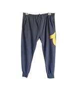 TRUE RELIGION Men’s Size XL Blue Jogger Lounge Pants Sweatpants Gold Foi... - $18.97