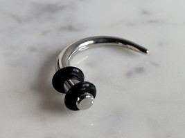 New Surgical Steel Nipple Ear Tongue Piercing Bar  E2733 - £19.47 GBP