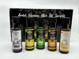 Award Winning Olive Oil Sampler - Organic Extra Virgin Flavored Olive Oil  - £50.47 GBP