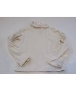 Janie and Jack girls Cream Lace trimmed Turtleneck Top 3T EUC - $10.35