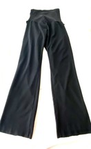 Motherhood Large 31 In Inseam Maternity Dress Pants Black With Side Button Tabs - £19.24 GBP