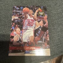 1993-94 Ultra Detroit Pistons Basketball Card #243 Allan Houston Rookie - $0.99