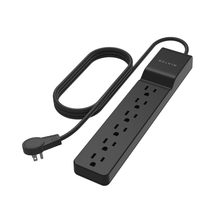 Belkin Surge Protector Power Strip with 6 AC Outlets, 6ft/1.8M Long Heav... - $28.12