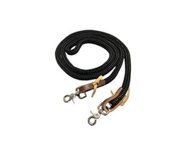Horse Reins 8” Long ⅝” Wide Trigger Snaps Sierra Horse Reins Braided Bar... - $27.72