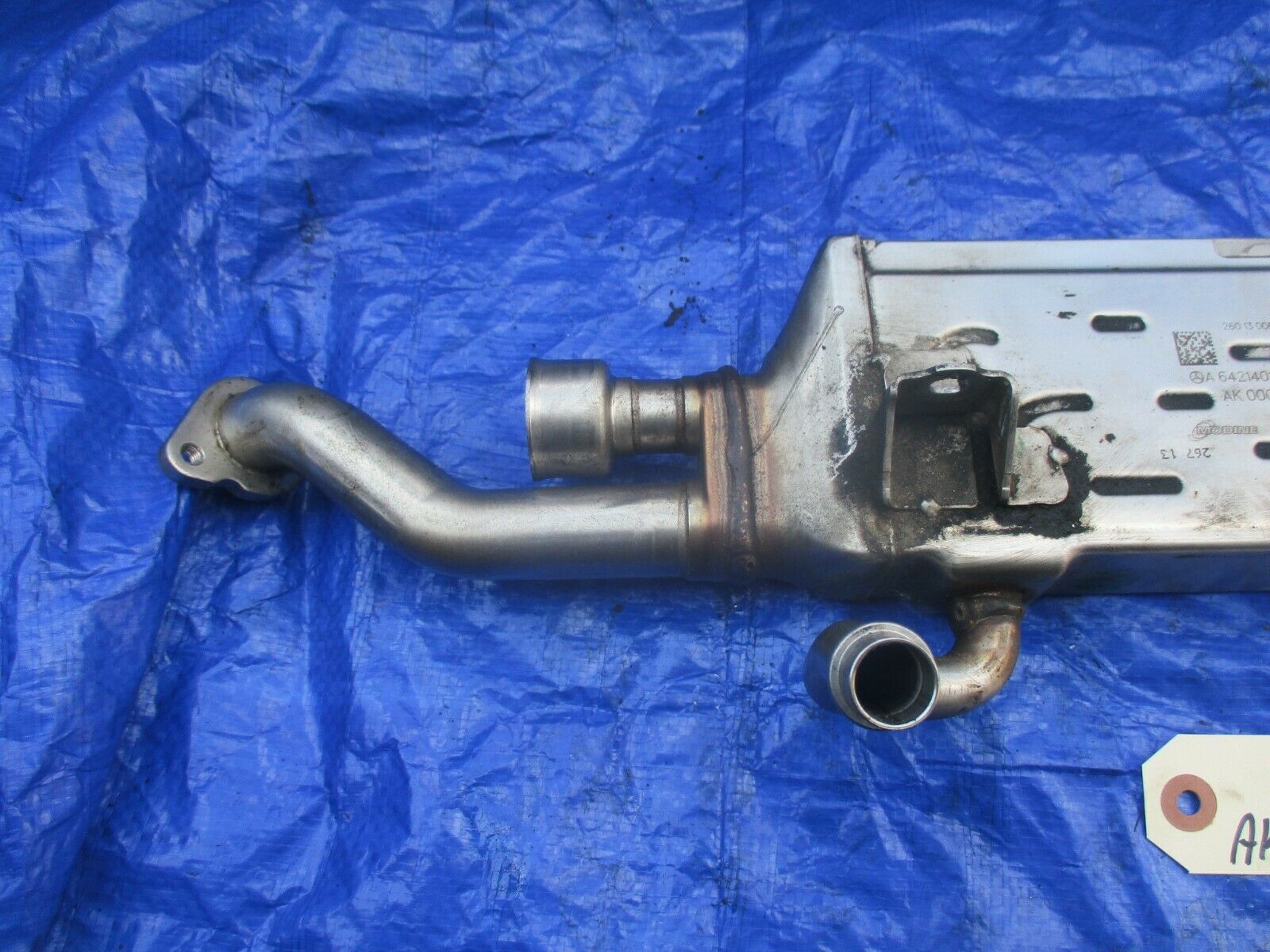 2012 Mercedes Benz GL350 diesel OEM EGR cooler assembly 6421401875 ...