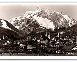 RPPC Berchtesgaden gegen Hochkalter Germany UNP Postcard S12 - $4.42