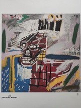 Jean-Michel Basquiat Signed - RED SKULL - Ceritficate  - £54.27 GBP