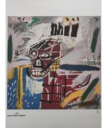 Jean-Michel Basquiat Signed - RED SKULL - Ceritficate  - £54.25 GBP