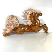 Vtg 1960s Ceramic Horse Relief Wall Hanging MCM Equestrian Barn Ceramico... - $37.00