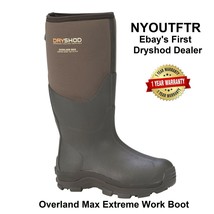 Dryshod Seamonster Premium Rubber Fishing Boots - Black/Orange - 8