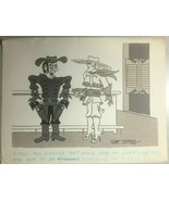 COWBOY IN HIGH HEELS vintage signed 9&quot; x 12&quot;  Jim Jones magazine illustr... - $67.53 CAD