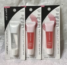 Lot of (3) Wet n WIld Wildshine Lip Gloss Balm NEW in Package Shine Hydr... - £9.32 GBP