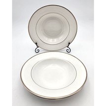 Mikasa Ultima+ CAMEO PLATINUM HK301 Rimmed Soup Bowl(s) Set Of 3 Ships Fast - $761.39 MXN