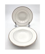 Mikasa Ultima+ CAMEO PLATINUM HK301 Rimmed Soup Bowl(s) Set Of 3 Ships Fast - $761.39 MXN