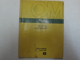 John Deere Electronic Seed Monitors Operators Manual Factory OEM OM-A28966 - $6.99