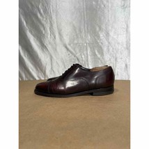 Mens Florsheim Imperial Burgundy Leather Cap Toe Oxfords Dress Shoes 9.5 3E - £19.92 GBP