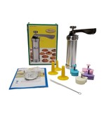 Biscuit Press Set Cookie Maker Machine Kit Spritz Dough Biscuits Making ... - $15.51 CAD