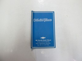 1982 Chevrolet Malibu Classic Owners Manual Minor Wear Factory Oem Book 82 *** - £9.23 GBP
