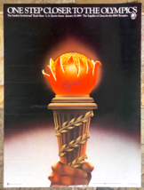 Vtg SUNKIST POSTER Invitational Track Meet - One Step Closer to the Olym... - $30.00