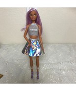 Mattel 2015 Pop Star Barbie Lavender Hair Brown Eyes #FXN98 N361 Origina... - £11.10 GBP