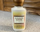 BATH &amp; BODY WORKS Summer Melody Daily Nourishing Body Lotion 8 FL OZ New - £18.91 GBP